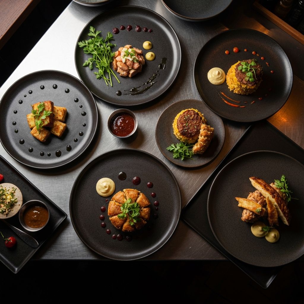 Premium-Mahlzeiten visuelles Statement